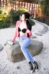 [Cosplay] 龙雪儿 红衣牛仔裤