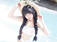 [Cosplay] 花铃 碧蓝档案 美游泳装