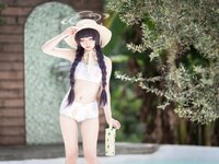 [Cosplay] 花铃 碧蓝档案 美游泳装