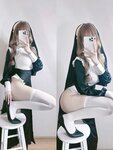 [Cosplay] miko酱ww miko 白丝01