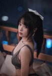 [Cosplay] 轩萧学姐 灰色蕾丝
