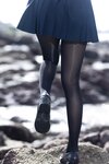 [Cosplay] 不呆猫 三無人型 水手服百合黑丝