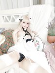 [Cosplay] 日奈娇 白小绵羊