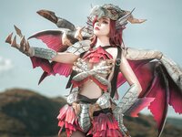 [Cosplay] Nekokoyoshi 爆机少女喵小吉 - Lord Silver Dragon Malzeno