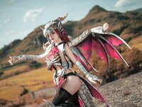 [Cosplay] Nekokoyoshi 爆机少女喵小吉 - Lord Silver Dragon Malzeno