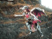 [Cosplay] Nekokoyoshi 爆机少女喵小吉 - Lord Silver Dragon Malzeno