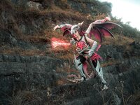 [Cosplay] Nekokoyoshi 爆机少女喵小吉 - Lord Silver Dragon Malzeno