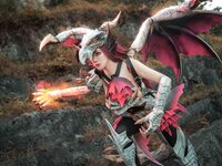 [Cosplay] Nekokoyoshi 爆机少女喵小吉 - Lord Silver Dragon Malzeno