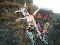 [Cosplay] Nekokoyoshi 爆机少女喵小吉 - Lord Silver Dragon Malzeno