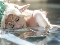 [Cosplay] Yixiao 一笑芳香沁 - Black Beast White Elf 黑兽白精灵