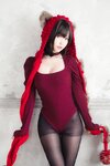 [Cosplay] Ely eee ElyEE子 红色 KNITTING