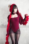 [Cosplay] Ely eee ElyEE子 红色 KNITTING