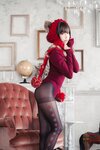 [Cosplay] Ely eee ElyEE子 红色 KNITTING