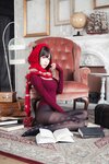 [Cosplay] Ely eee ElyEE子 红色 KNITTING