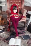 [Cosplay] Ely eee ElyEE子 红色 KNITTING