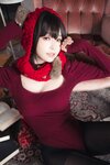 [Cosplay] Ely eee ElyEE子 红色 KNITTING