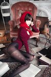 [Cosplay] Ely eee ElyEE子 红色 KNITTING