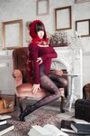 [Cosplay] Ely eee ElyEE子 红色 KNITTING