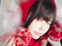 [Cosplay] Ely eee ElyEE子 红色 KNITTING
