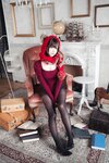 [Cosplay] Ely eee ElyEE子 红色 KNITTING