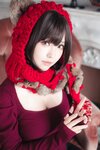 [Cosplay] Ely eee ElyEE子 红色 KNITTING