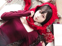 [Cosplay] Ely eee ElyEE子 红色 KNITTING