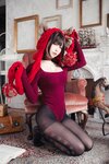 [Cosplay] Ely eee ElyEE子 红色 KNITTING