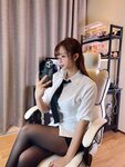 [Cosplay] 张思允 制服黑丝