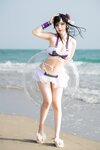 [Cosplay] Umeko J - Tifa Swimsuit