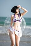 [Cosplay] Umeko J - Tifa Swimsuit