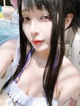 [Cosplay] Umeko J - Tifa Swimsuit