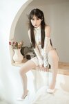 [Cosplay] 不呆猫 靡烟白皮旗袍