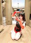 [Cosplay] 奔跑的晶骡儿 黑红情趣