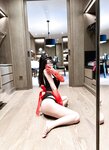 [Cosplay] 奔跑的晶骡儿 黑红情趣