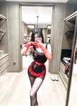 [Cosplay] 奔跑的晶骡儿 黑红情趣