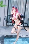 [Cosplay] Byoru - Houshou Marine Bikini