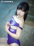 [Cosplay] yuuhui玉汇 2024.03 Leohex油光泳装
