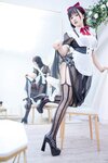 [Cosplay] 阿半今天很开心 透明女仆