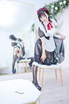 [Cosplay] 阿半今天很开心 透明女仆