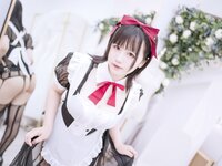 [Cosplay] 阿半今天很开心 透明女仆