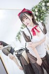 [Cosplay] 阿半今天很开心 透明女仆