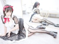 [Cosplay] 阿半今天很开心 透明女仆