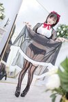 [Cosplay] 阿半今天很开心 透明女仆