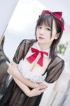 [Cosplay] 阿半今天很开心 透明女仆
