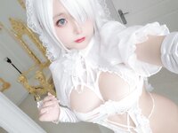 [Cosplay] 日奈娇 NO.100 - 白色花嫁