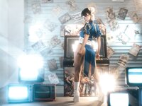 [Cosplay] Sakurai Ningning 桜井宁宁 - Chun Li 电玩春丽