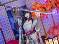 [Cosplay] Yaokoututu 咬一口兔娘ovo - Raiden General 原神雷电将军