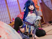 [Cosplay] Yaokoututu 咬一口兔娘ovo - Raiden General 原神雷电将军
