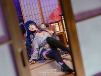 [Cosplay] Yaokoututu 咬一口兔娘ovo - Raiden General 原神雷电将军
