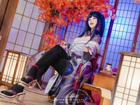 [Cosplay] Yaokoututu 咬一口兔娘ovo - Raiden General 原神雷电将军